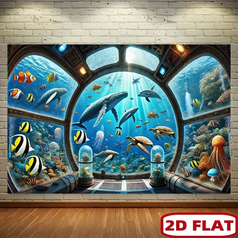 Подводное окно с изображением  – обзор и цена Ocean Aquarium