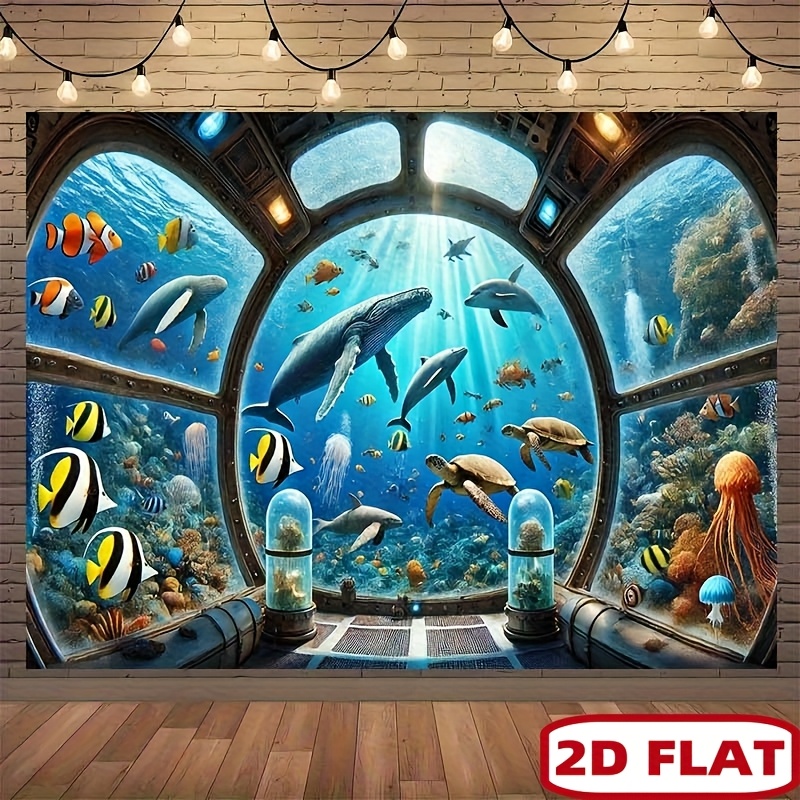 Подводное окно с изображением  – обзор и цена Ocean Aquarium