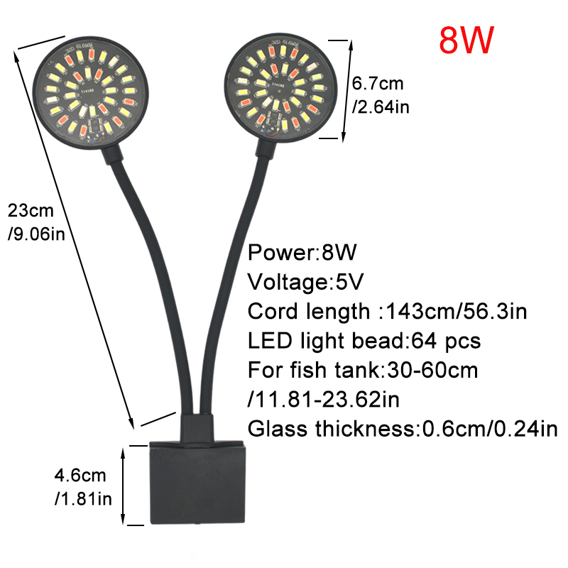 USB светодиодный светильник дл – обзор и цена Aquarium Marine Lights